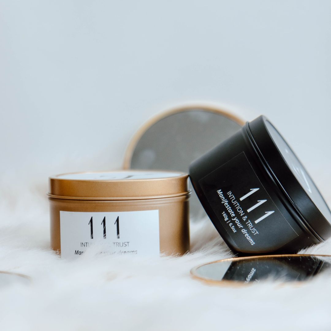 Gold manifest candle 111
