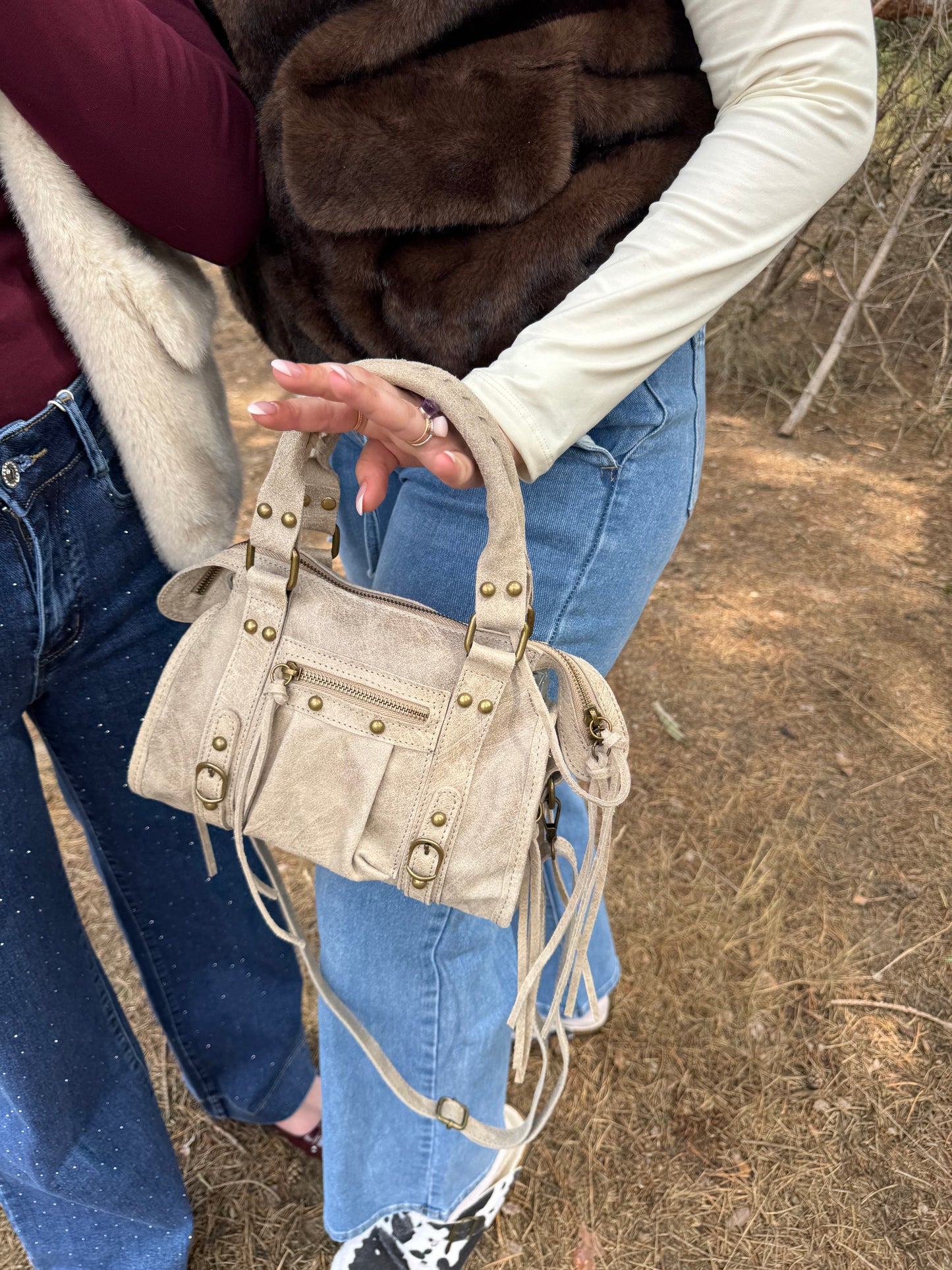 Handtas Beige