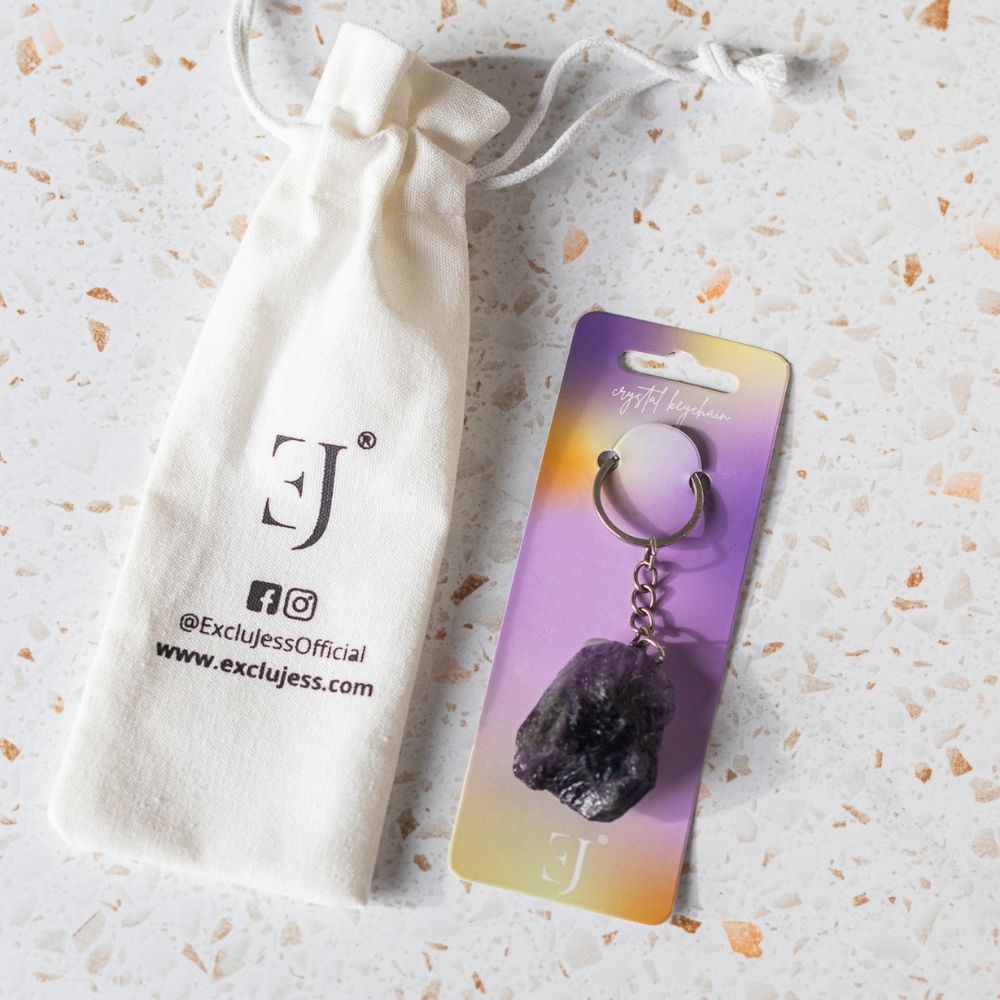 Amethyst Keychain