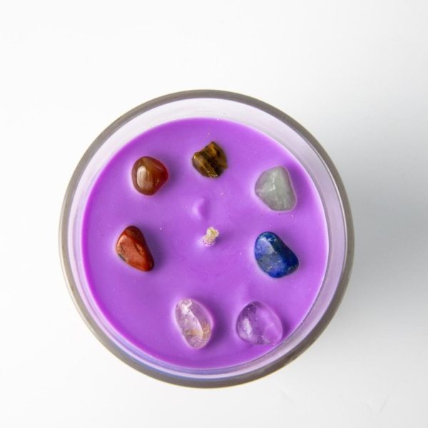 Chakra 'feel good' candle