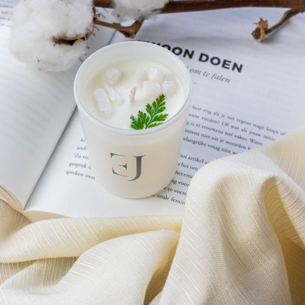 Manifest candles – set of 3 – white