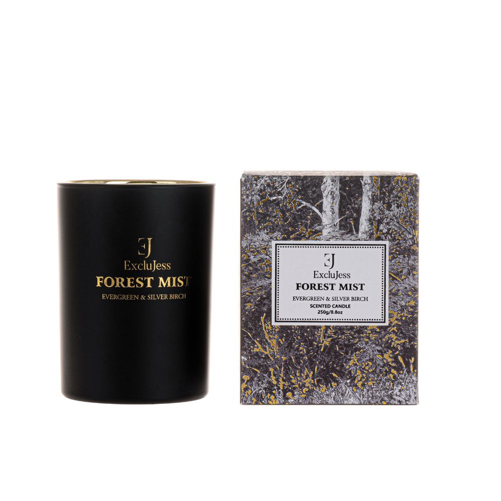 Forest Mist Scented Candle – Evergreen & Silver Birch