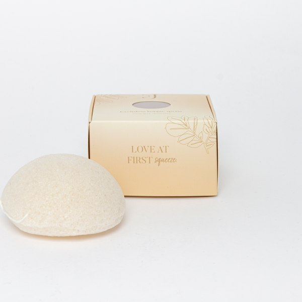 White konjac sponge