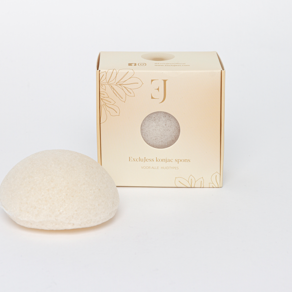 White konjac sponge