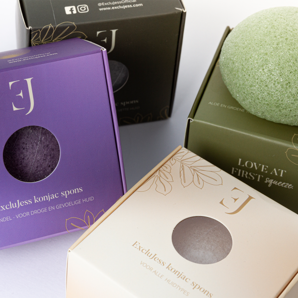 Black Bamboo Charcoal Konjac Sponge