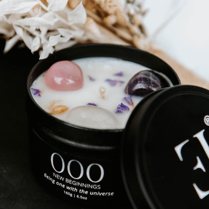 Black manifest candle 000