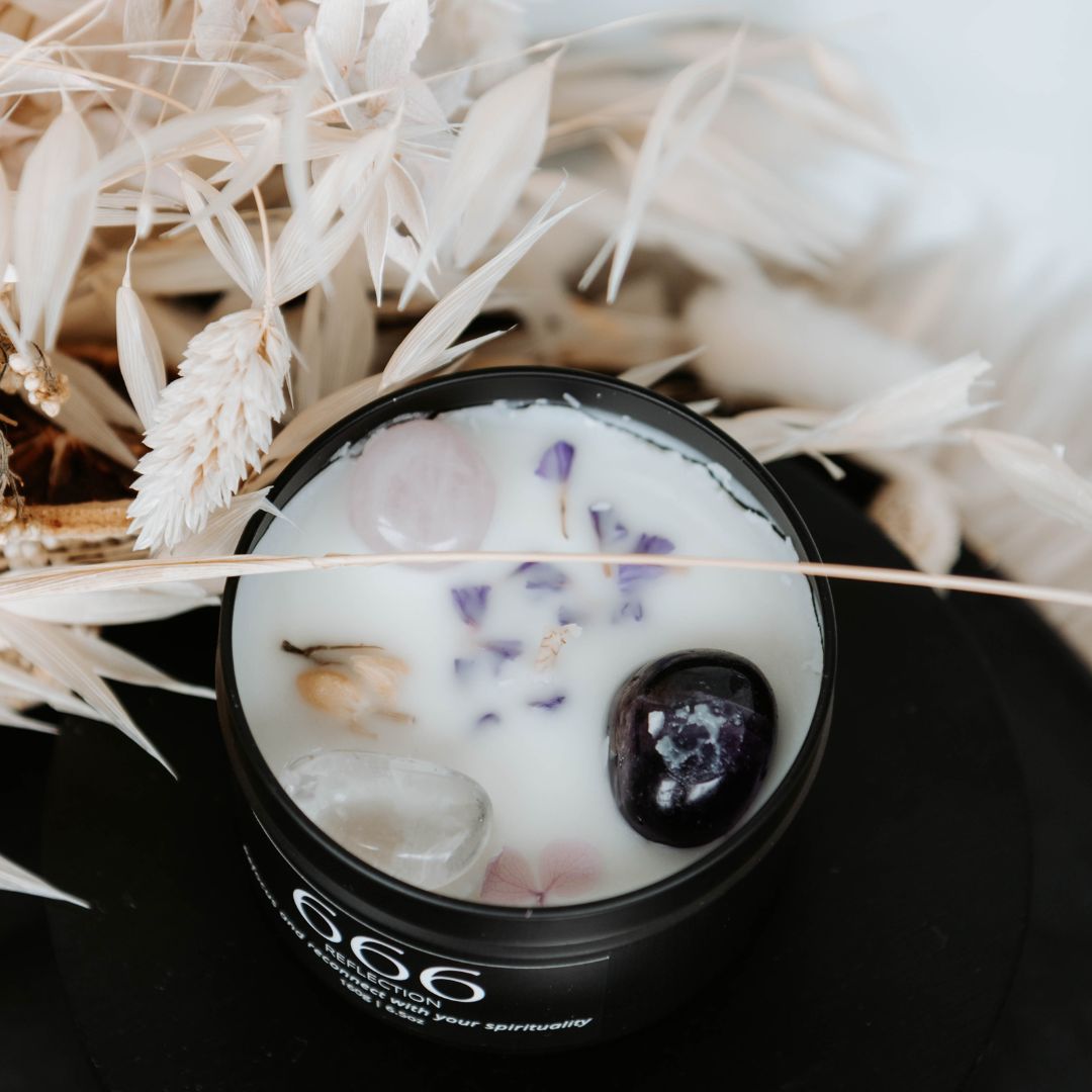 Black manifest candle 666