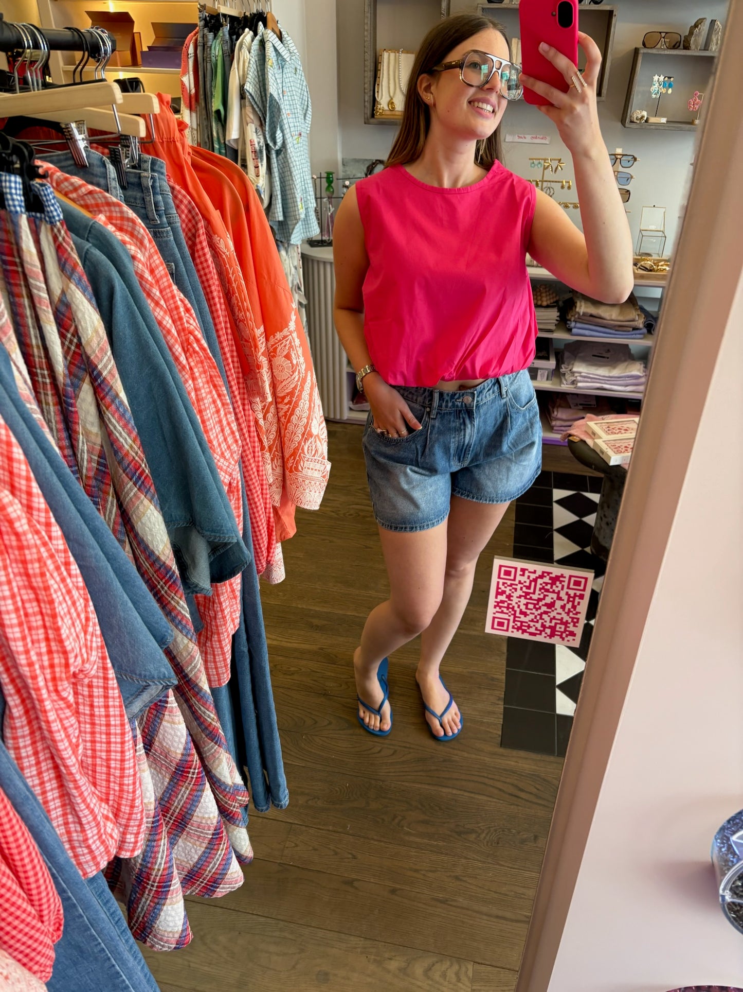Laila – Roze crop top dames