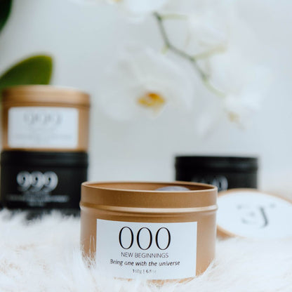 Gold manifest candle 000