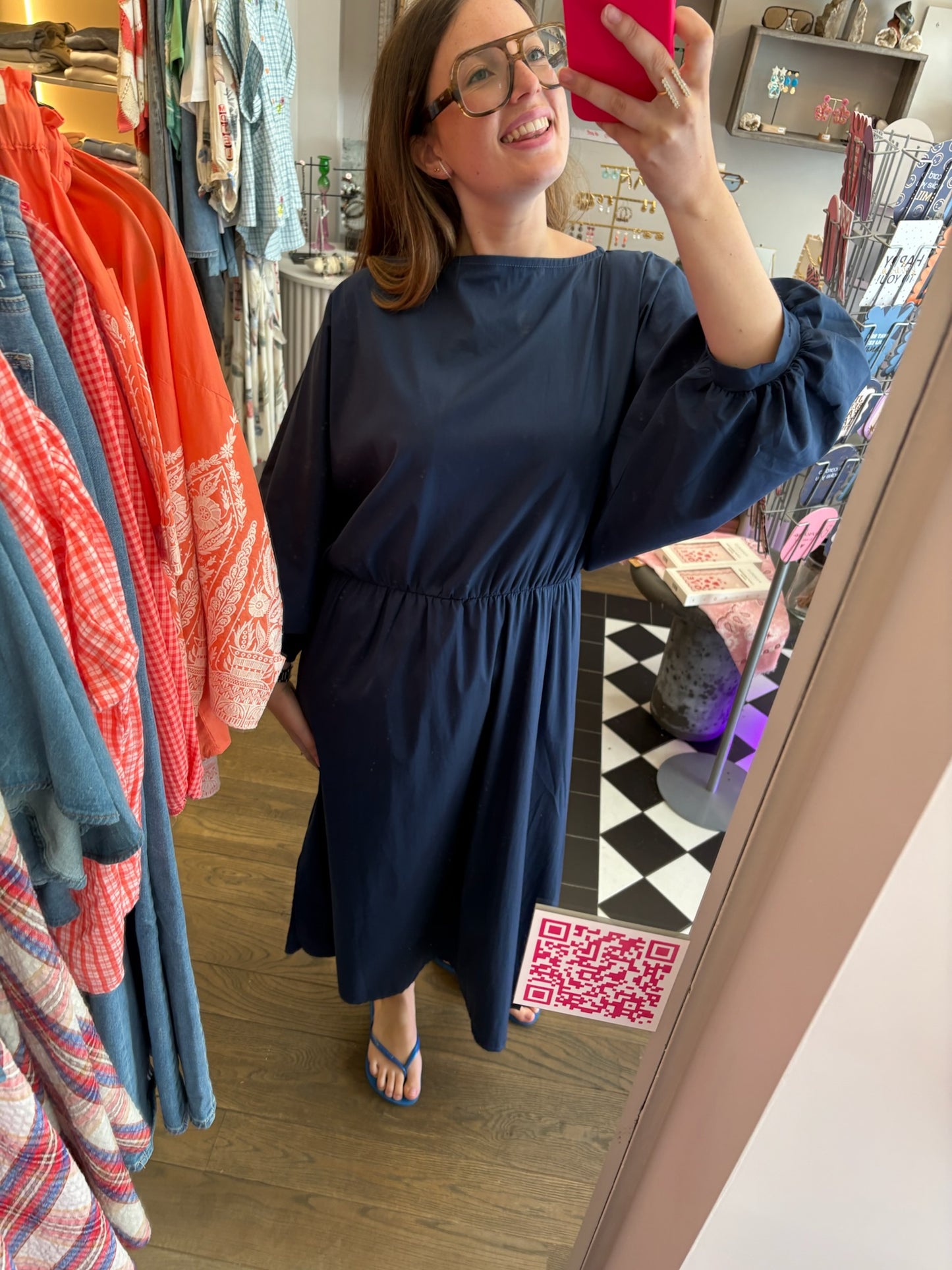 Daisy – Blauwe zomerjurk dames