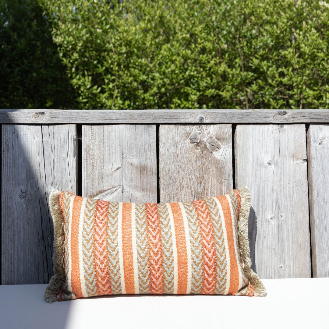 Luxury decorative cushions 50 x 30 with fringes