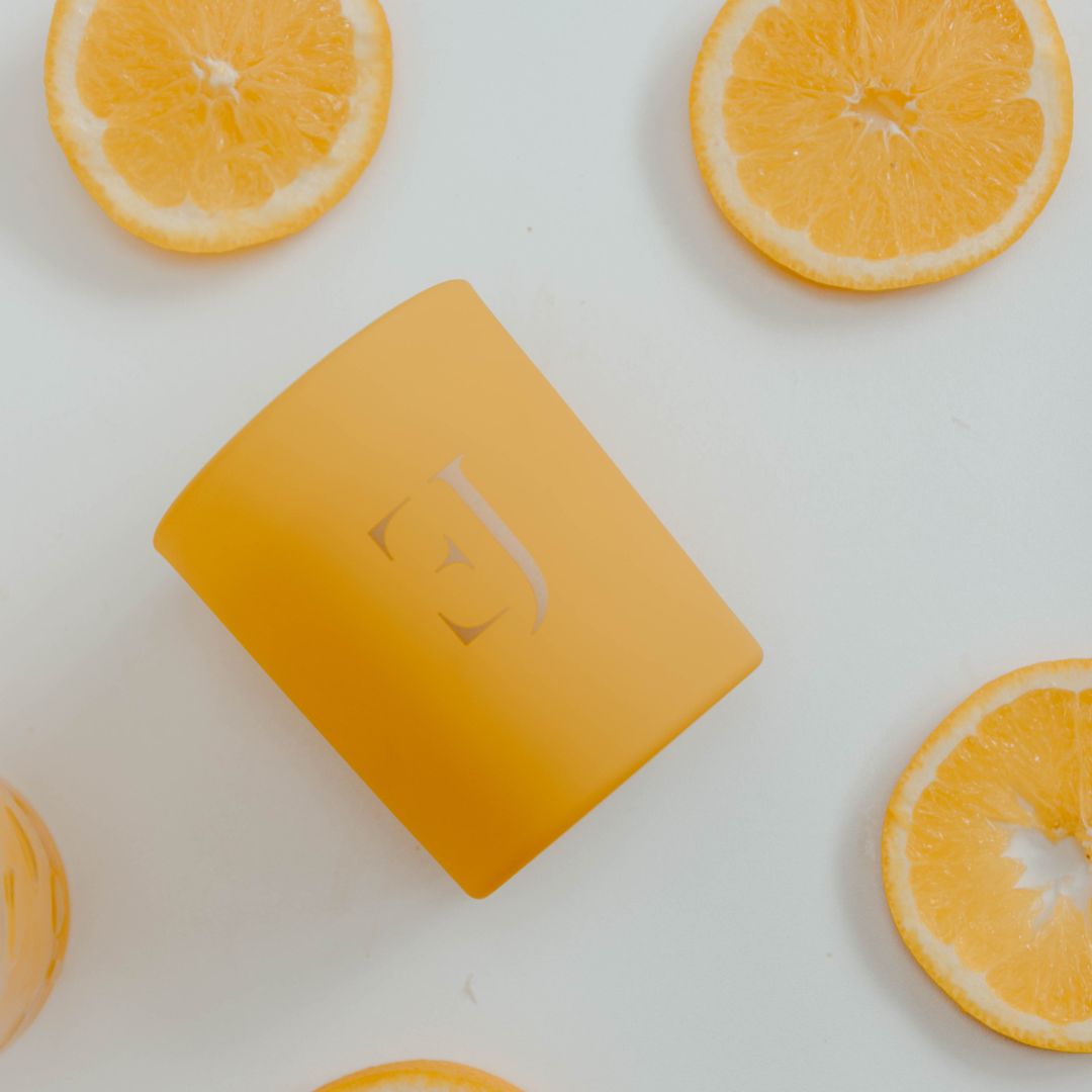 Crystal candle citrine Abundance