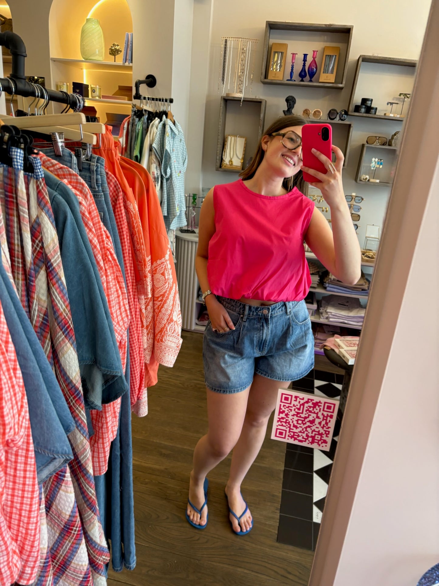 Laila – Roze crop top dames