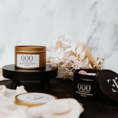 Gold manifest candle 000