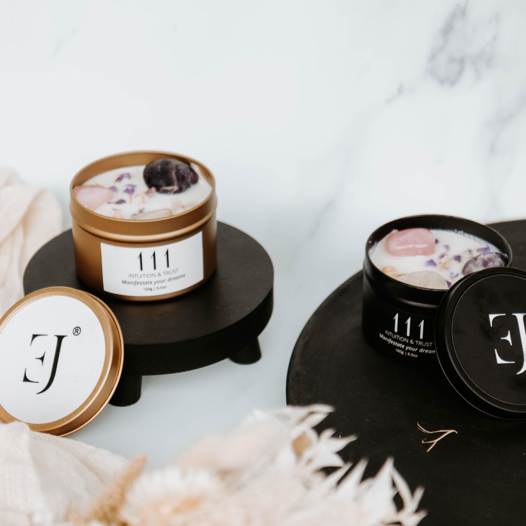 Gold manifest candle 111