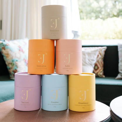 Discover box crystal candles