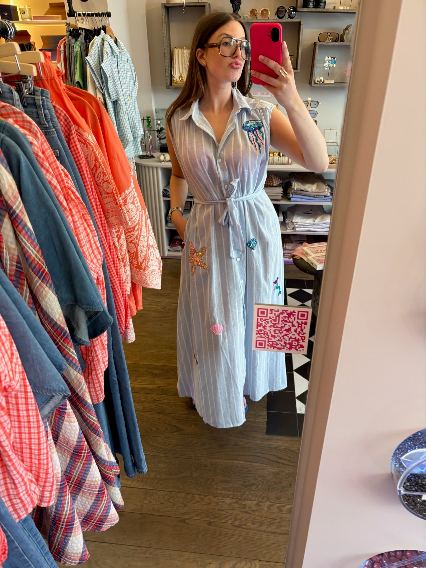Kelly – Kleurrijke jurk met vrolijke print dames