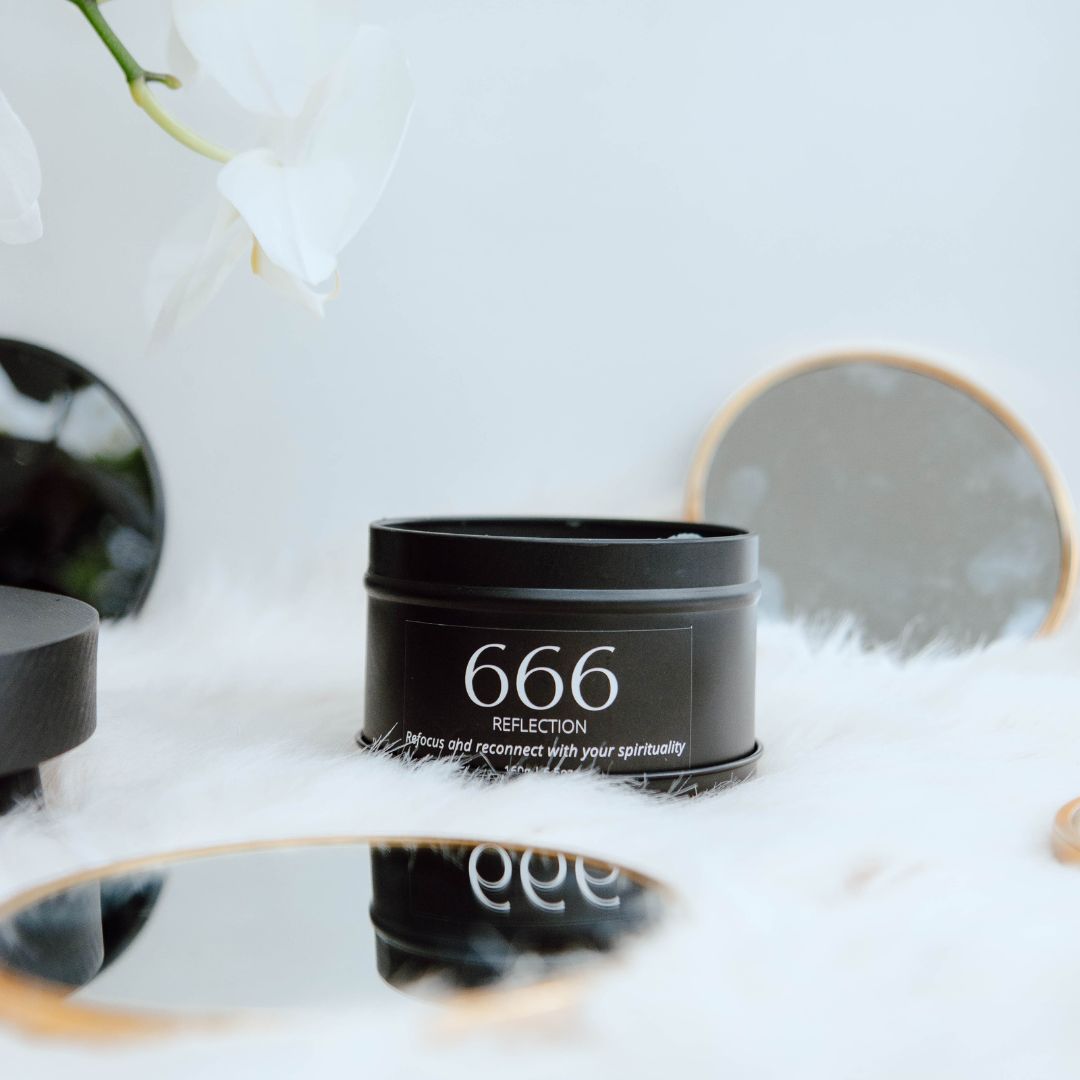 Black manifest candle 666