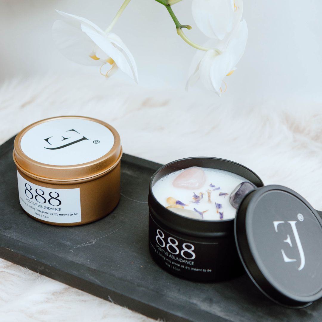 Black manifest candle 888