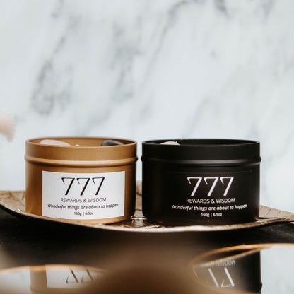 Black manifest candle 777