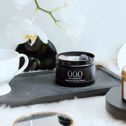 Black manifest candle 000