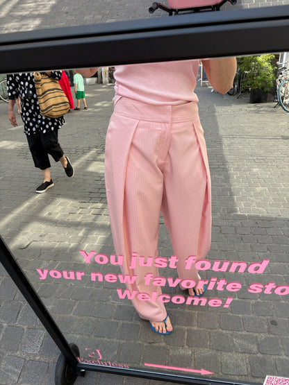 Vicky – Roze streepjesbroek dames