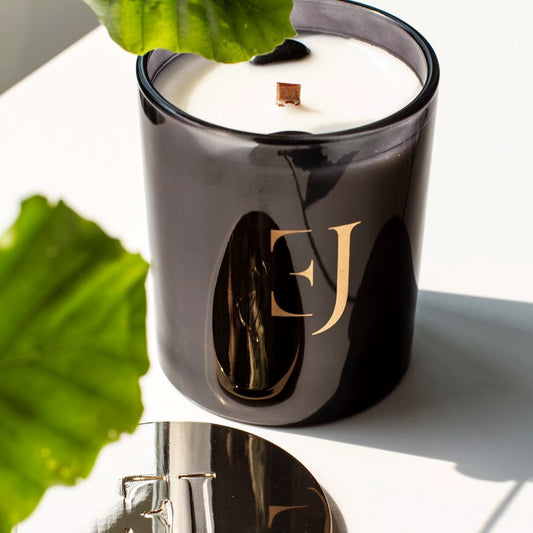 Beijing luxury scented candle Obsidian crystal – Peach & Oolong tea