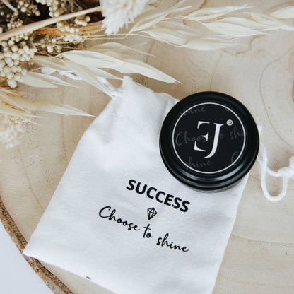 Quote candle in tin – Choose to shine (small size)