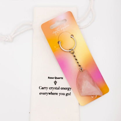 Keyring Rose quarts