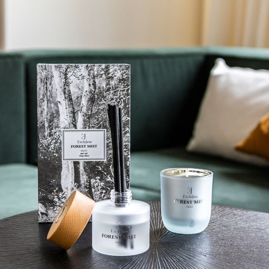Forest Mist Gift set fragrance sticks & candle – Frost