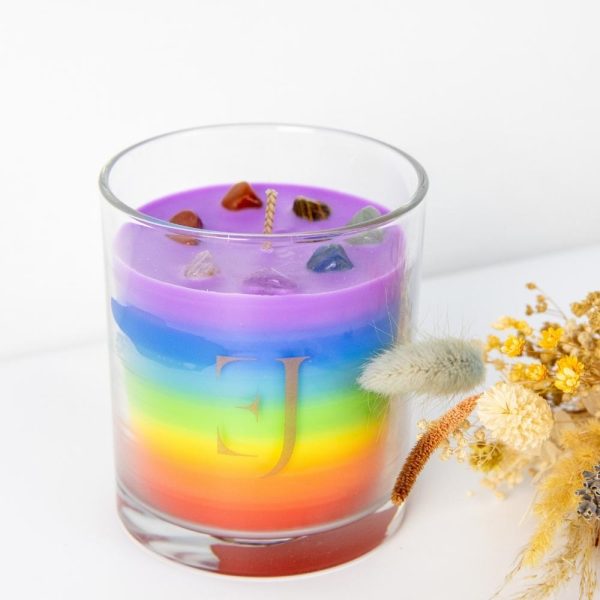Chakra 'feel good' candle