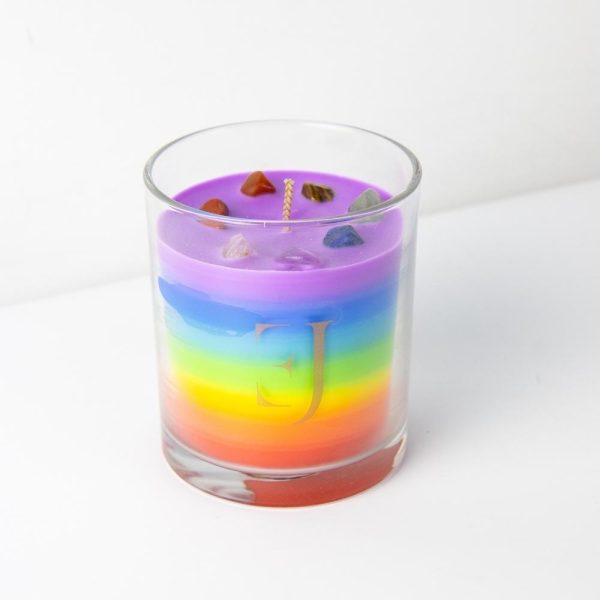 Chakra 'feel good' candle