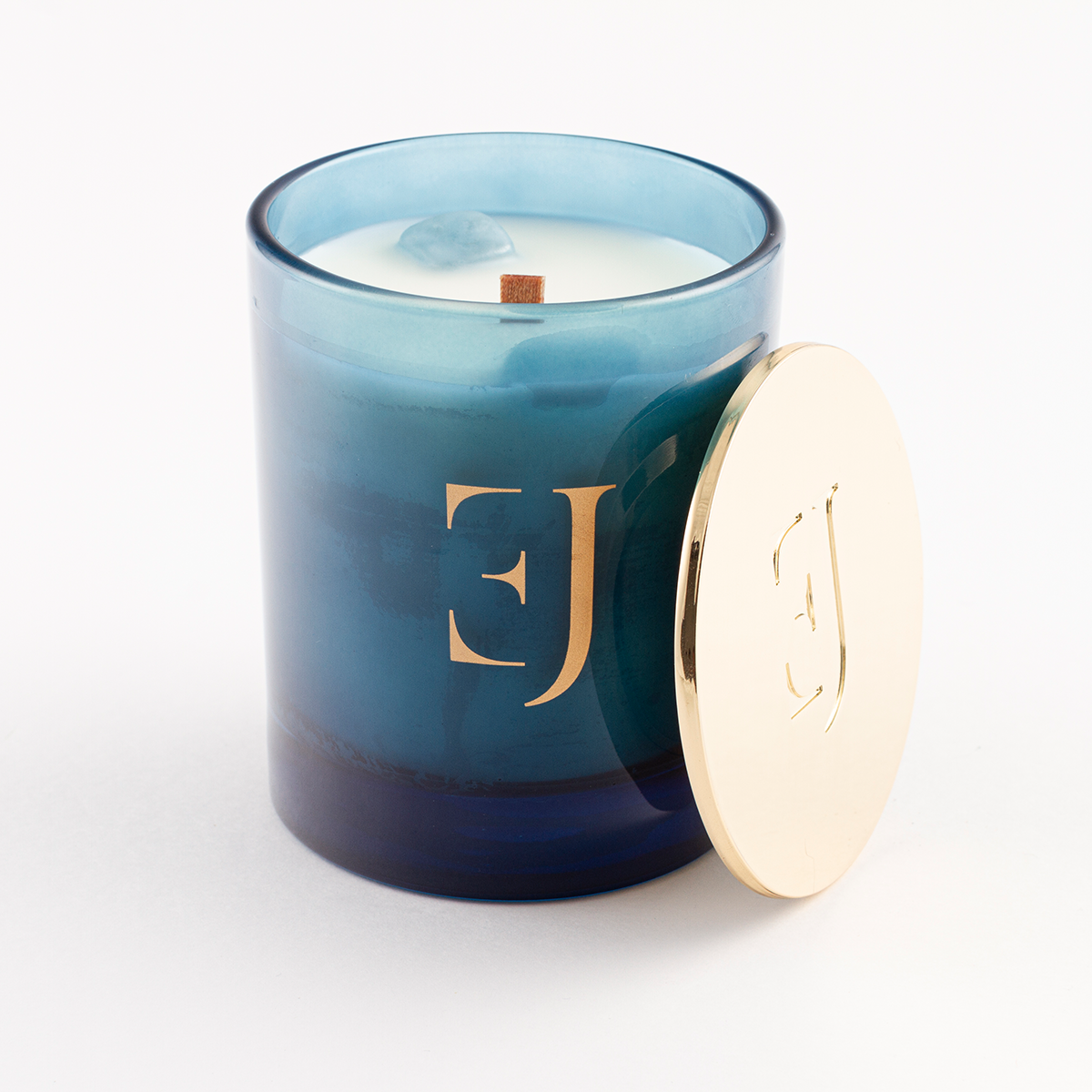 Athene luxury scented candle Aquamarine – Cedar & Amber Jasmine