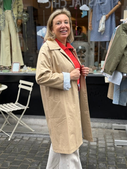 Marais Beige Trench detail