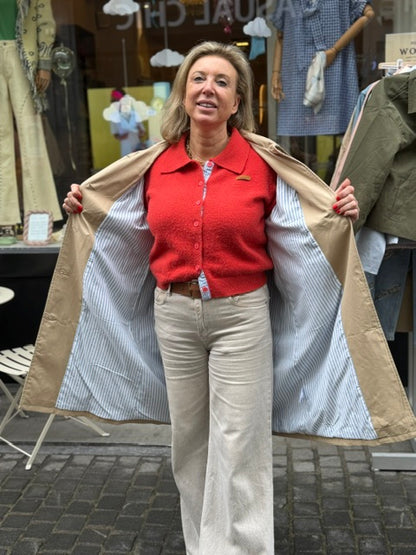Marais Beige Trench zijkant