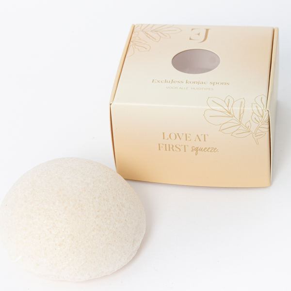 White konjac sponge