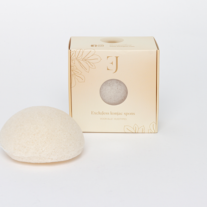 White konjac sponge