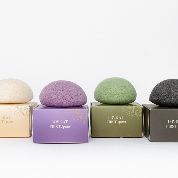 Black Bamboo Charcoal Konjac Sponge