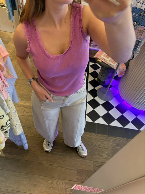 Dark Pink Muse Top