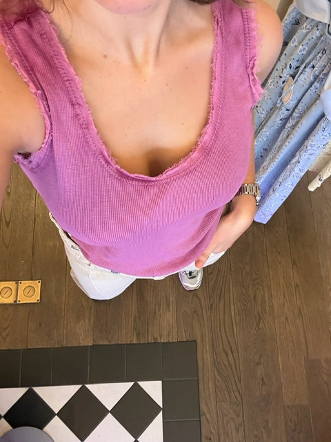 Dark Pink Muse Top