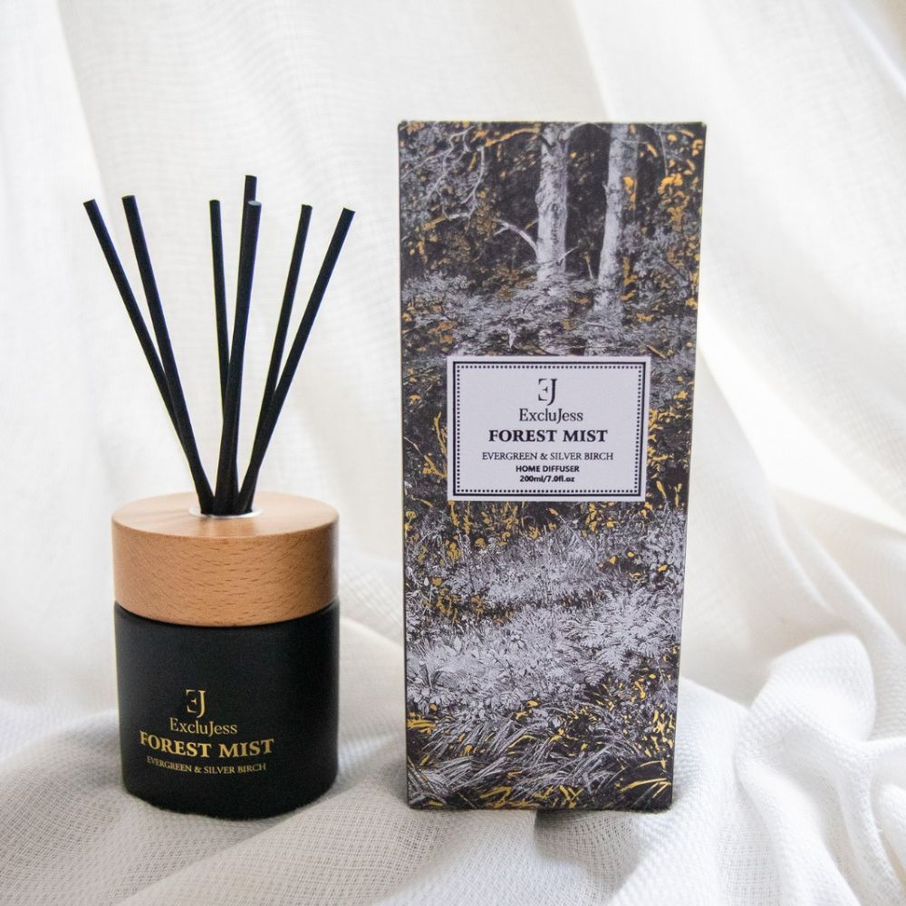 Forest Mist Reed Diffuser – Evergreen & Silver Birch
